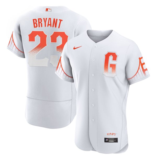 Men's San Francisco Giants #23 Kris Bryant White City Connect Flex Base Stitched Jersey